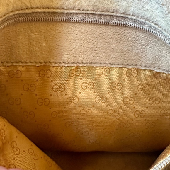 Gucci Vintage Monogram Canvas Boston Bag with Tan Leather Trim - Picture 10 of 16